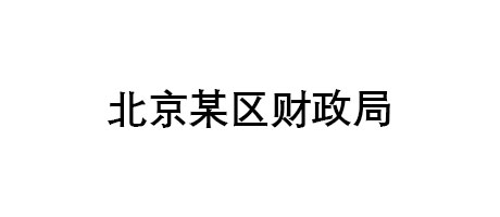 北京某區財政局項目